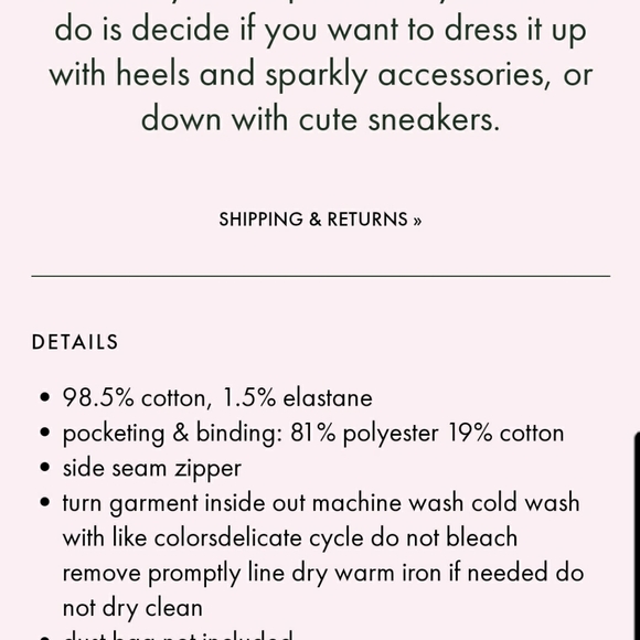 Kate Spade abstract peony denim dress - Picture 10 of 10
